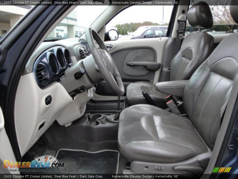 2003 Chrysler PT Cruiser Limited Steel Blue Pearl / Dark Slate Gray Photo #12