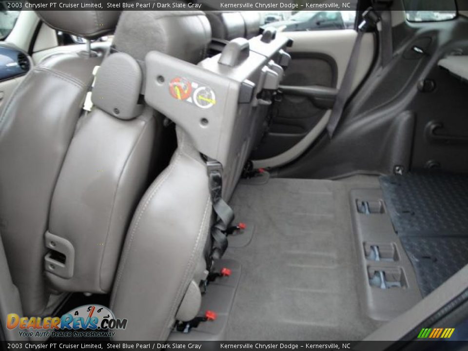 2003 Chrysler PT Cruiser Limited Steel Blue Pearl / Dark Slate Gray Photo #20