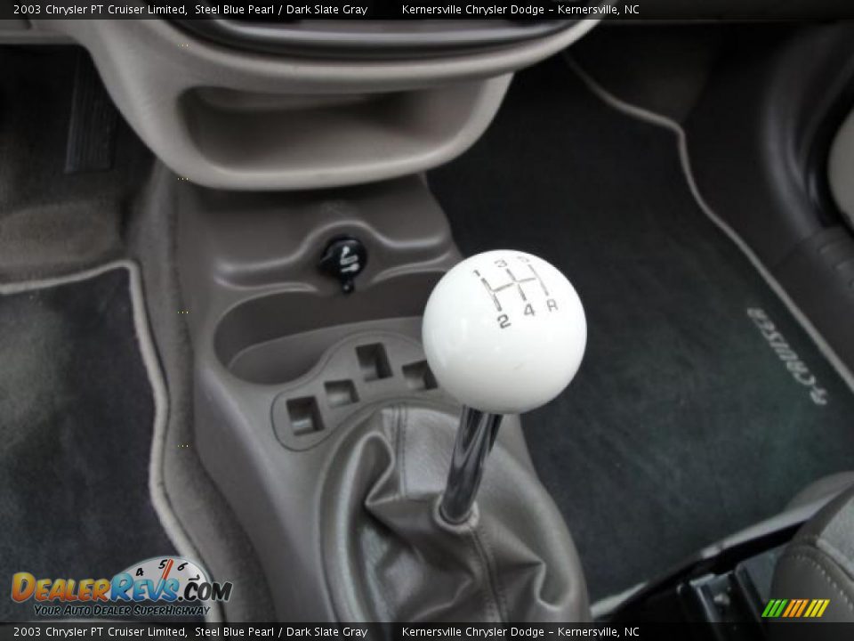 2003 Chrysler PT Cruiser Limited Steel Blue Pearl / Dark Slate Gray Photo #27