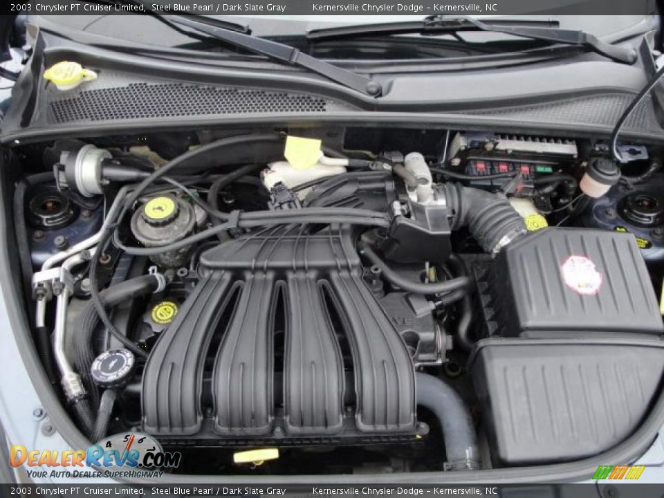 2003 Chrysler PT Cruiser Limited Steel Blue Pearl / Dark Slate Gray Photo #28
