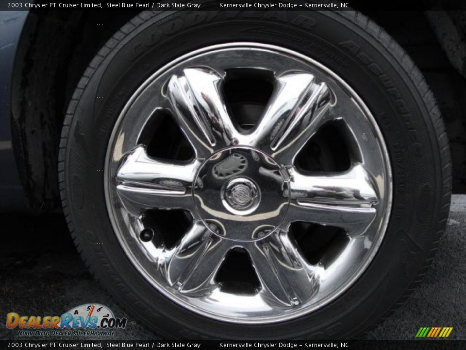 2003 Chrysler PT Cruiser Limited Steel Blue Pearl / Dark Slate Gray Photo #29