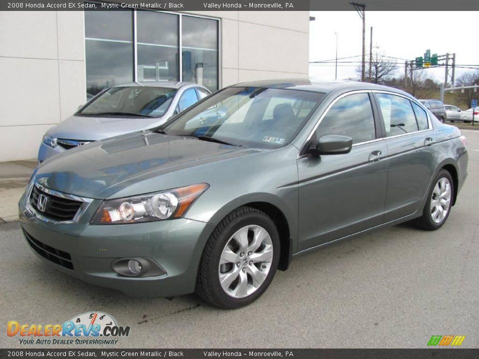 2008 Honda Accord EX Sedan Mystic Green Metallic / Black Photo #2