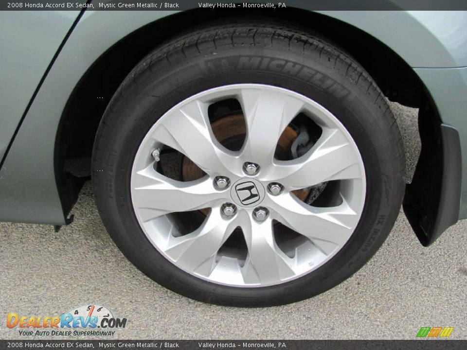 2008 Honda Accord EX Sedan Mystic Green Metallic / Black Photo #5