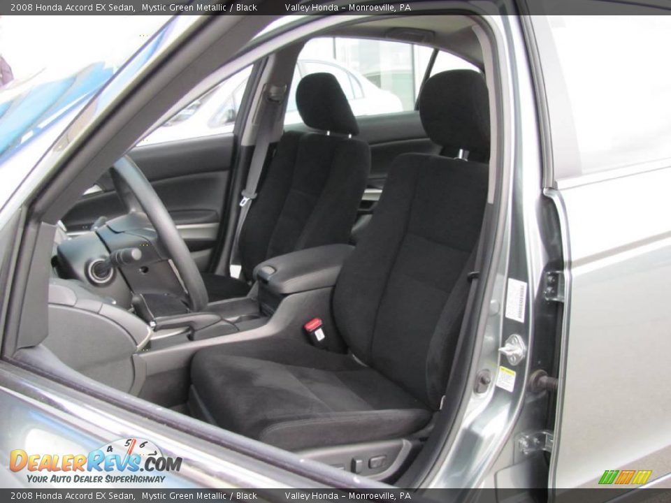 2008 Honda Accord EX Sedan Mystic Green Metallic / Black Photo #8