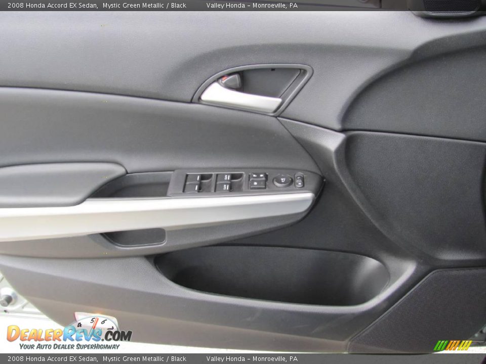 2008 Honda Accord EX Sedan Mystic Green Metallic / Black Photo #9
