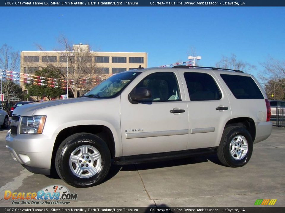 2007 Chevrolet Tahoe LS Silver Birch Metallic / Dark Titanium/Light Titanium Photo #1