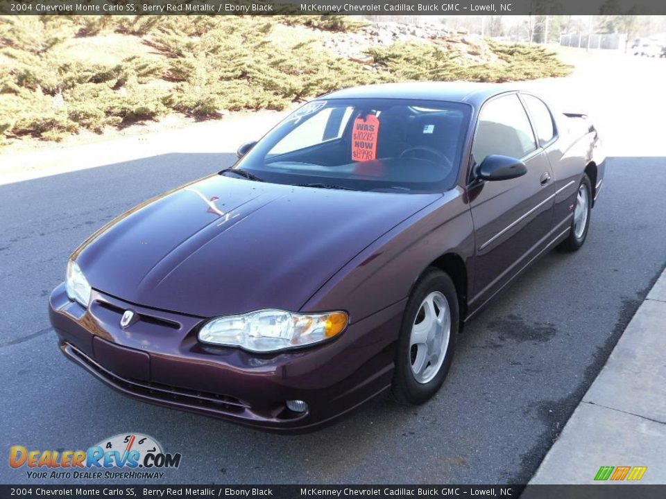 2004 Chevrolet Monte Carlo SS Berry Red Metallic / Ebony Black Photo #1