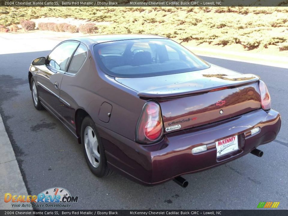 2004 Chevrolet Monte Carlo SS Berry Red Metallic / Ebony Black Photo #2