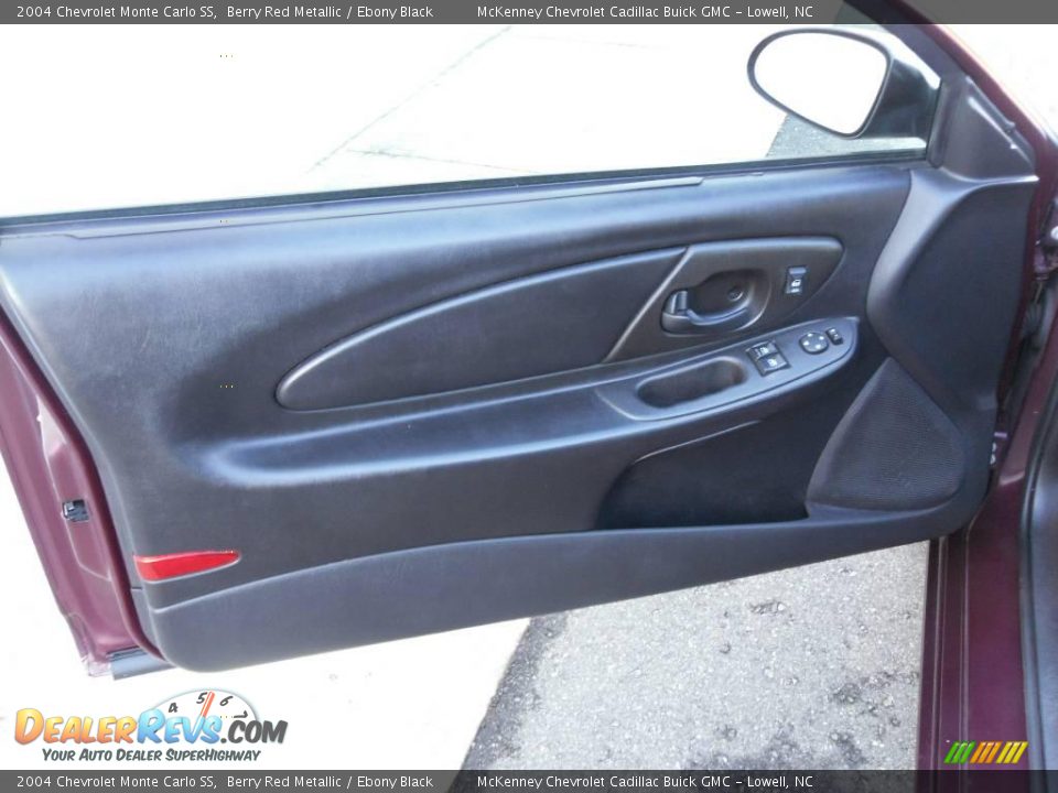 2004 Chevrolet Monte Carlo SS Berry Red Metallic / Ebony Black Photo #7