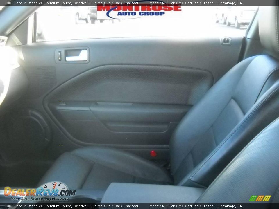 2006 Ford Mustang V6 Premium Coupe Windveil Blue Metallic / Dark Charcoal Photo #10