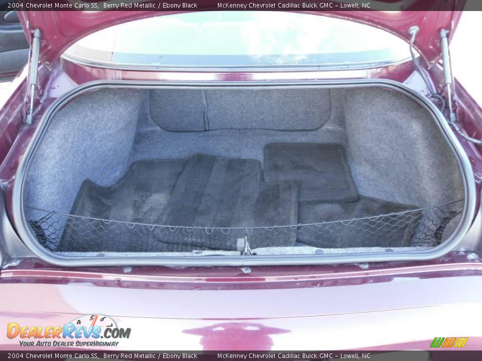 2004 Chevrolet Monte Carlo SS Berry Red Metallic / Ebony Black Photo #11