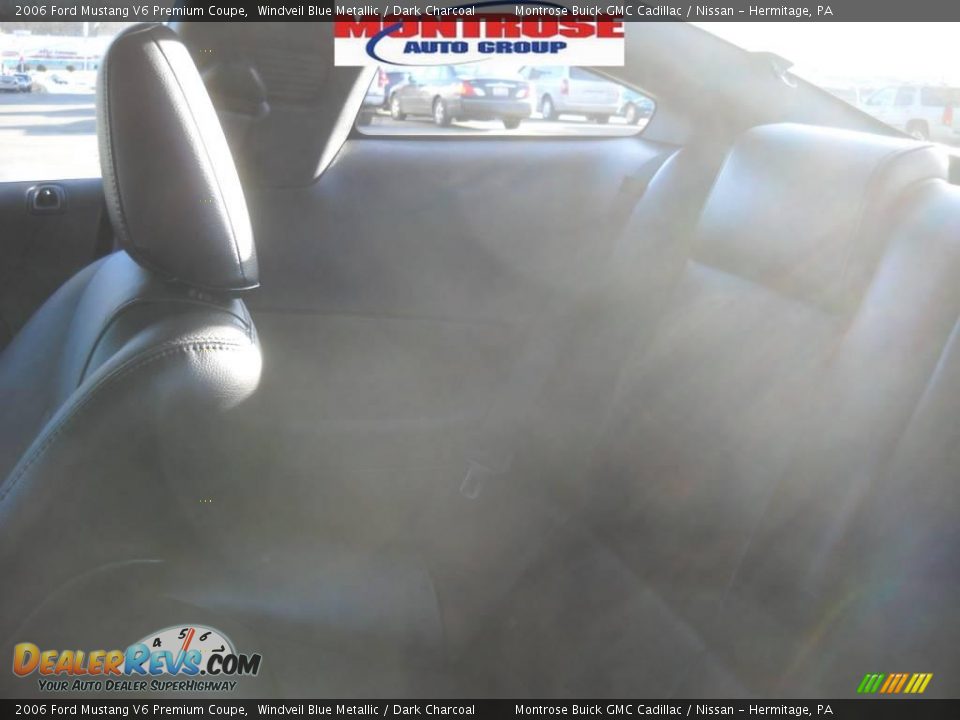 2006 Ford Mustang V6 Premium Coupe Windveil Blue Metallic / Dark Charcoal Photo #13