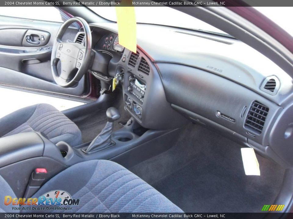 2004 Chevrolet Monte Carlo SS Berry Red Metallic / Ebony Black Photo #14
