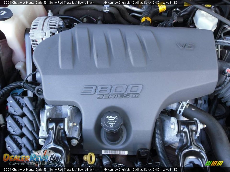 2004 Chevrolet Monte Carlo SS Berry Red Metallic / Ebony Black Photo #19