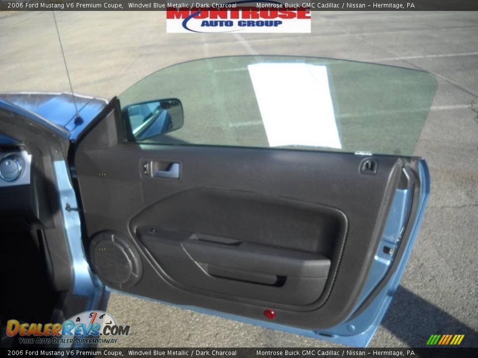 2006 Ford Mustang V6 Premium Coupe Windveil Blue Metallic / Dark Charcoal Photo #23