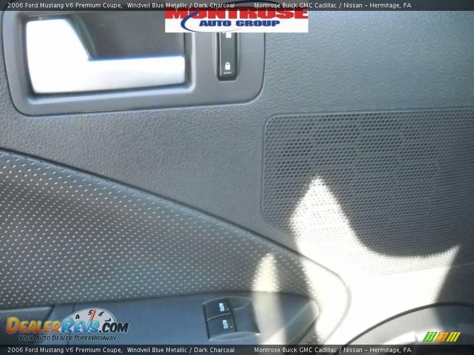 2006 Ford Mustang V6 Premium Coupe Windveil Blue Metallic / Dark Charcoal Photo #25