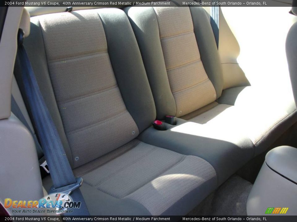 Rear Seat of 2004 Ford Mustang V6 Coupe Photo #17