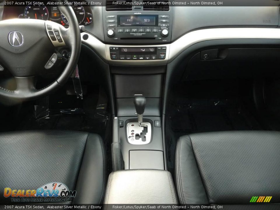 2007 Acura TSX Sedan Alabaster Silver Metallic / Ebony Photo #18