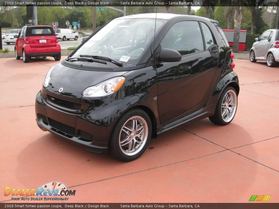2009 Smart fortwo passion coupe Deep Black / Design Black Photo #1