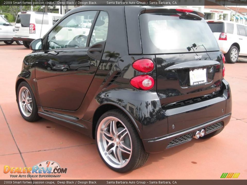 2009 Smart fortwo passion coupe Deep Black / Design Black Photo #6