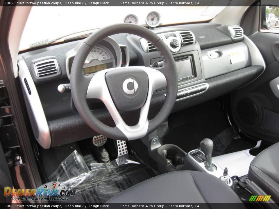 2009 Smart fortwo passion coupe Deep Black / Design Black Photo #7