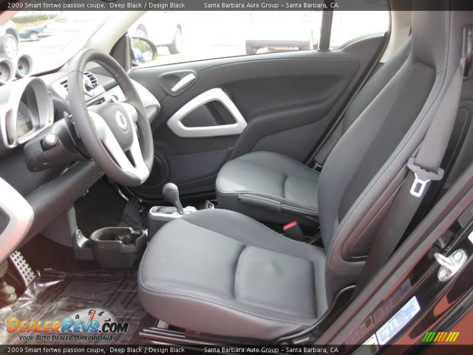 2009 Smart fortwo passion coupe Deep Black / Design Black Photo #8