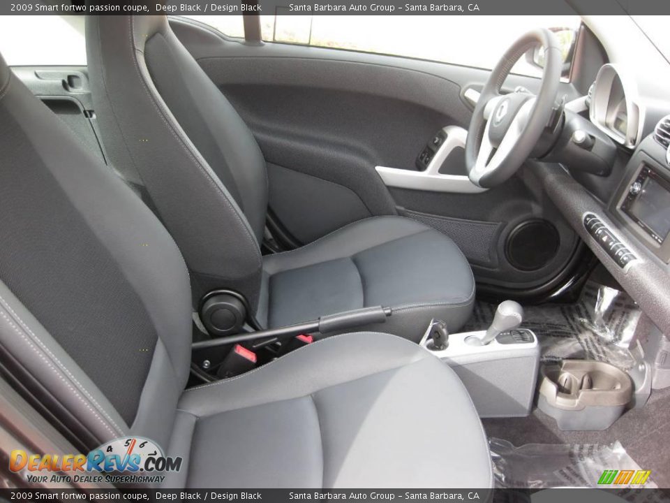 2009 Smart fortwo passion coupe Deep Black / Design Black Photo #9