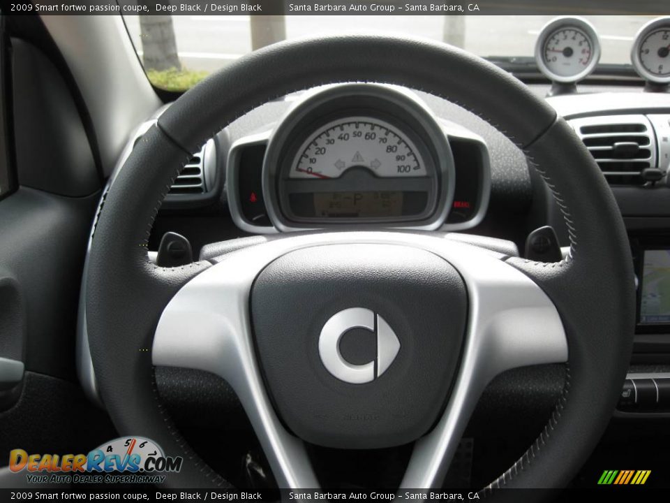 2009 Smart fortwo passion coupe Deep Black / Design Black Photo #12