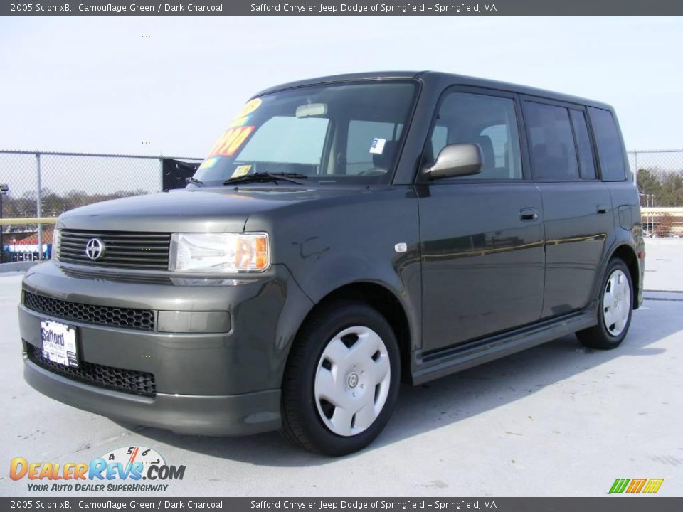 2005 Scion xB Camouflage Green / Dark Charcoal Photo #1