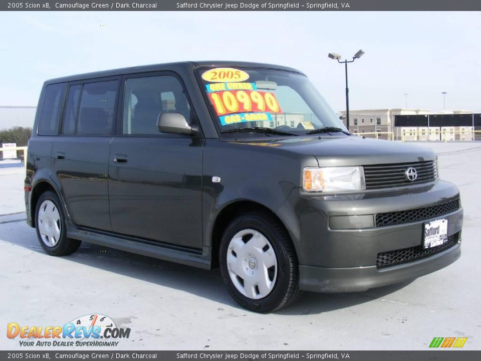 2005 Scion xB Camouflage Green / Dark Charcoal Photo #3