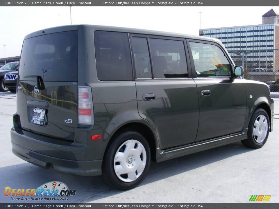 2005 Scion xB Camouflage Green / Dark Charcoal Photo #5