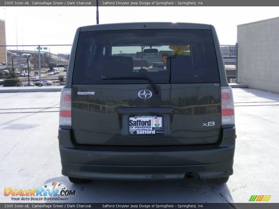 2005 Scion xB Camouflage Green / Dark Charcoal Photo #6