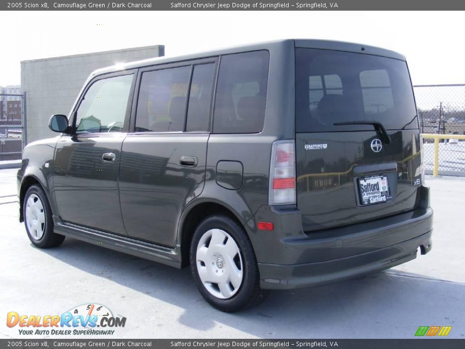 2005 Scion xB Camouflage Green / Dark Charcoal Photo #7