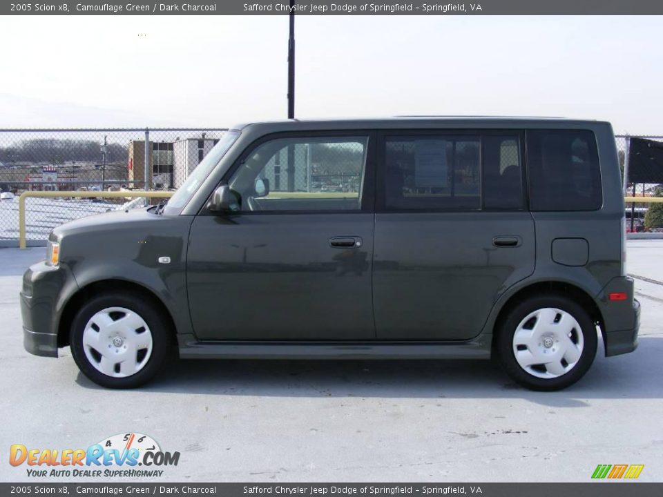 2005 Scion xB Camouflage Green / Dark Charcoal Photo #8