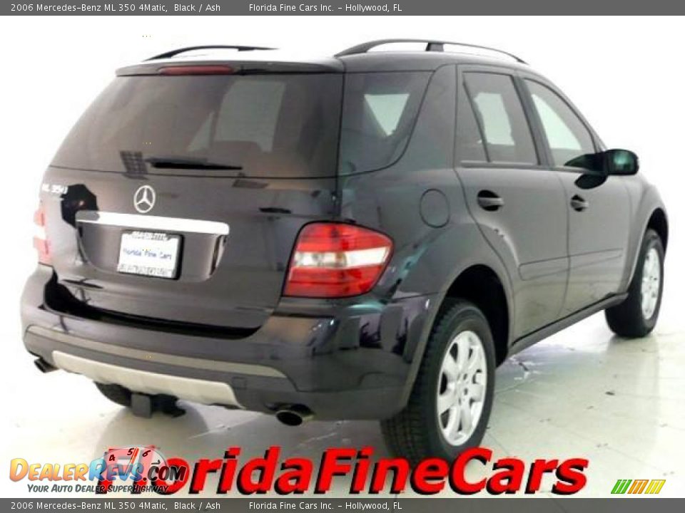 2006 Mercedes-Benz ML 350 4Matic Black / Ash Photo #2