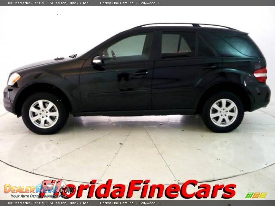 2006 Mercedes-Benz ML 350 4Matic Black / Ash Photo #3