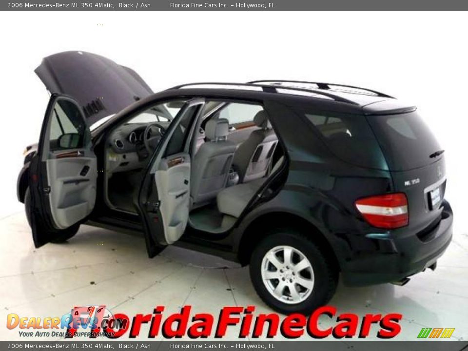 2006 Mercedes-Benz ML 350 4Matic Black / Ash Photo #8