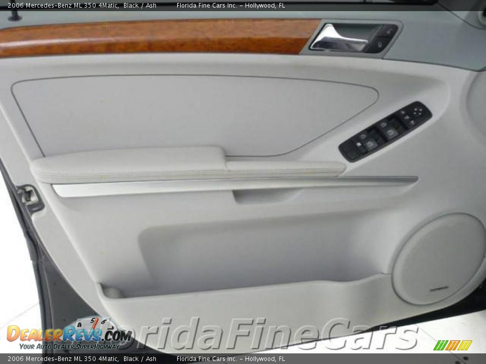 2006 Mercedes-Benz ML 350 4Matic Black / Ash Photo #11