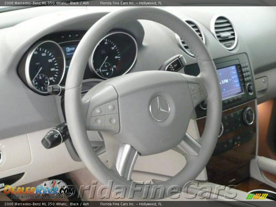 2006 Mercedes-Benz ML 350 4Matic Black / Ash Photo #17