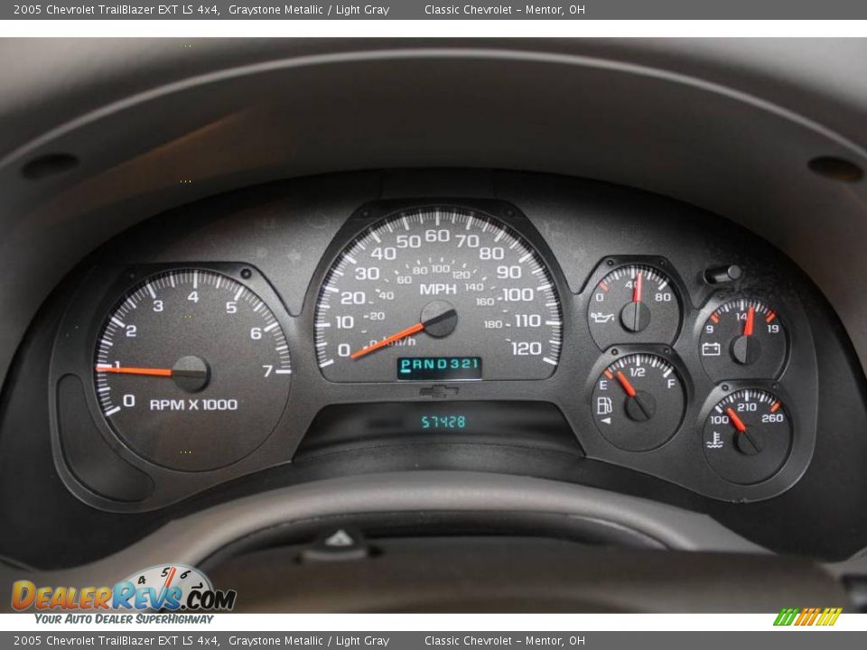 2005 Chevrolet TrailBlazer EXT LS 4x4 Graystone Metallic / Light Gray Photo #11