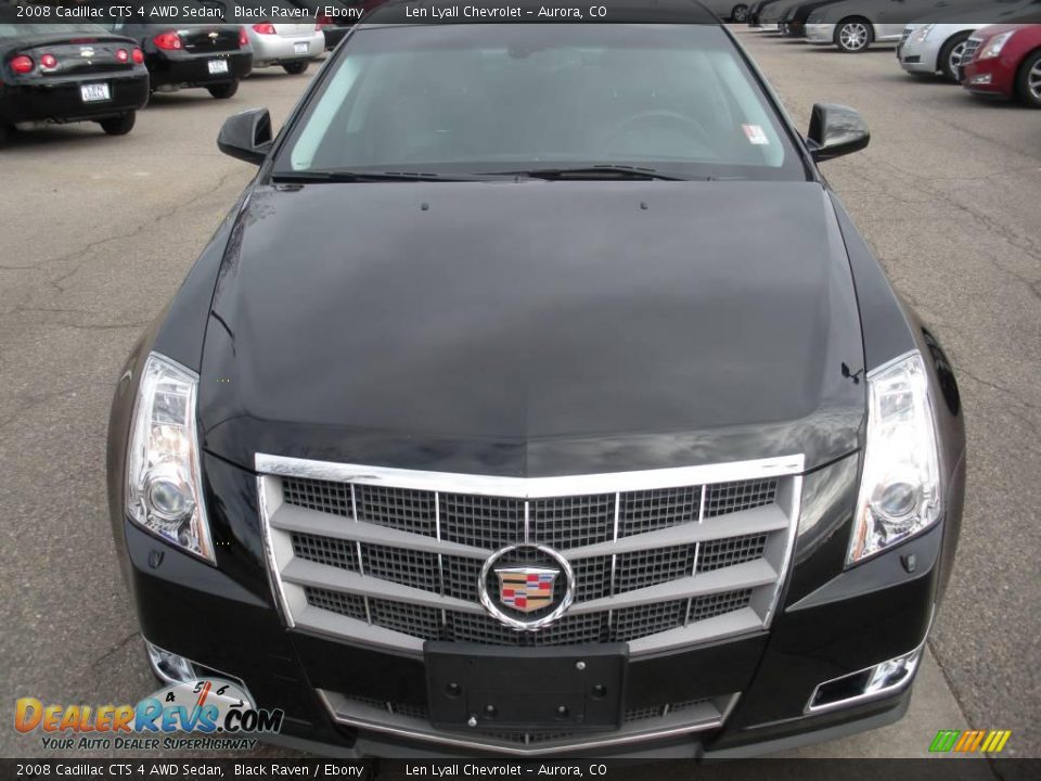 2008 Cadillac CTS 4 AWD Sedan Black Raven / Ebony Photo #3