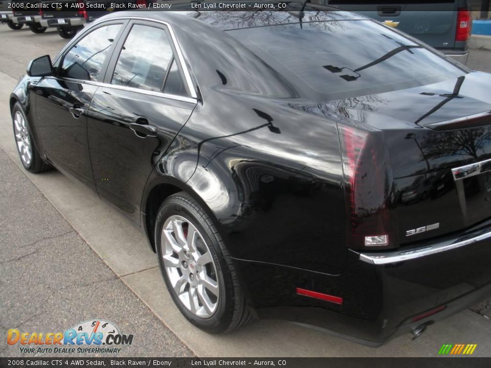 2008 Cadillac CTS 4 AWD Sedan Black Raven / Ebony Photo #8