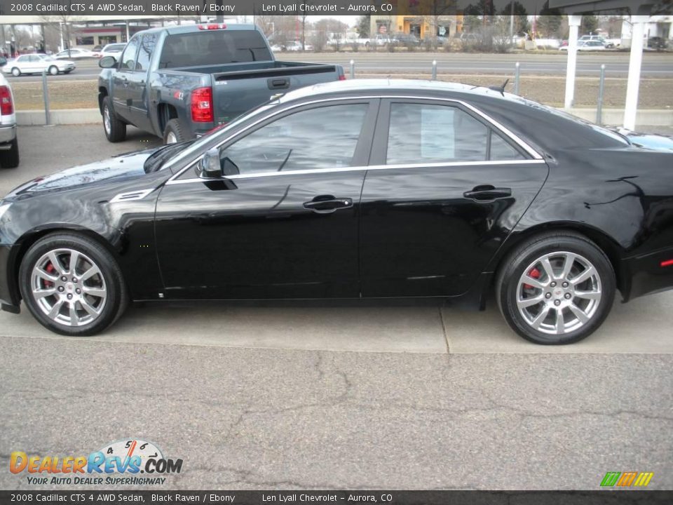 2008 Cadillac CTS 4 AWD Sedan Black Raven / Ebony Photo #9