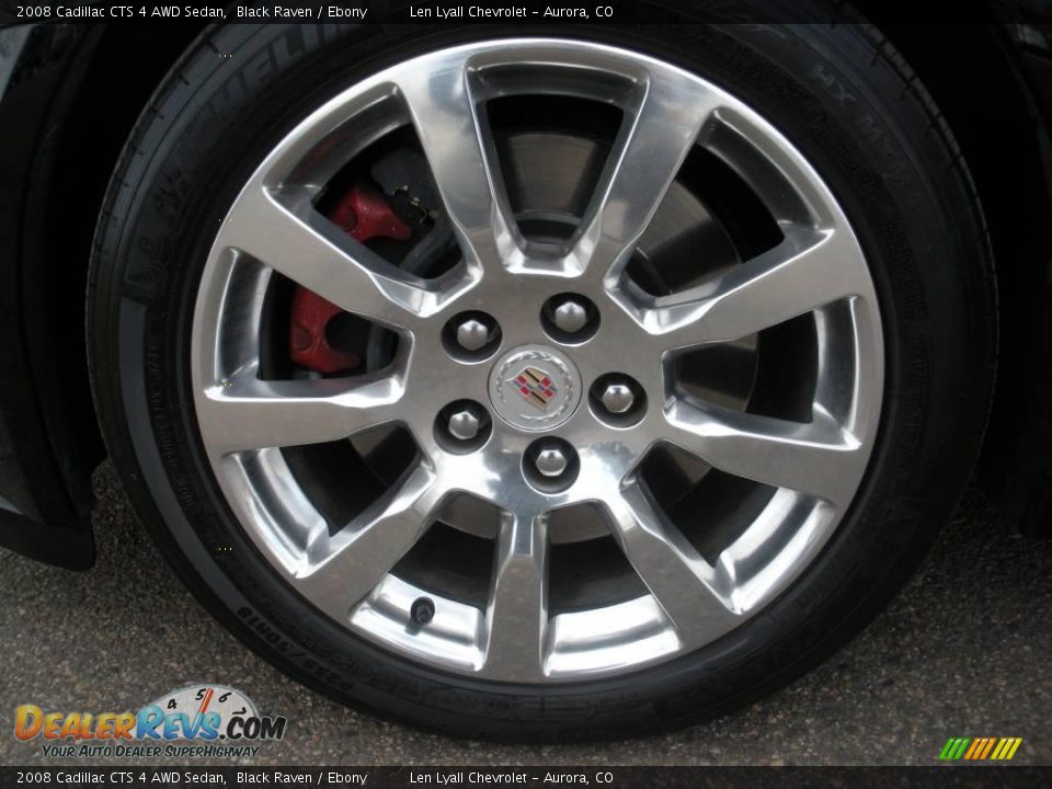 2008 Cadillac CTS 4 AWD Sedan Black Raven / Ebony Photo #11
