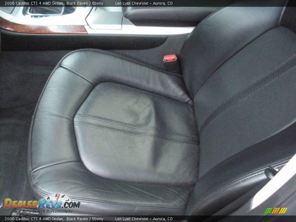 2008 Cadillac CTS 4 AWD Sedan Black Raven / Ebony Photo #12