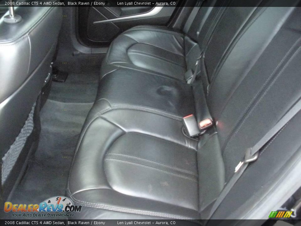 2008 Cadillac CTS 4 AWD Sedan Black Raven / Ebony Photo #13