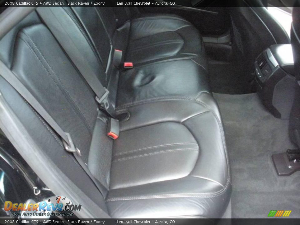 2008 Cadillac CTS 4 AWD Sedan Black Raven / Ebony Photo #14