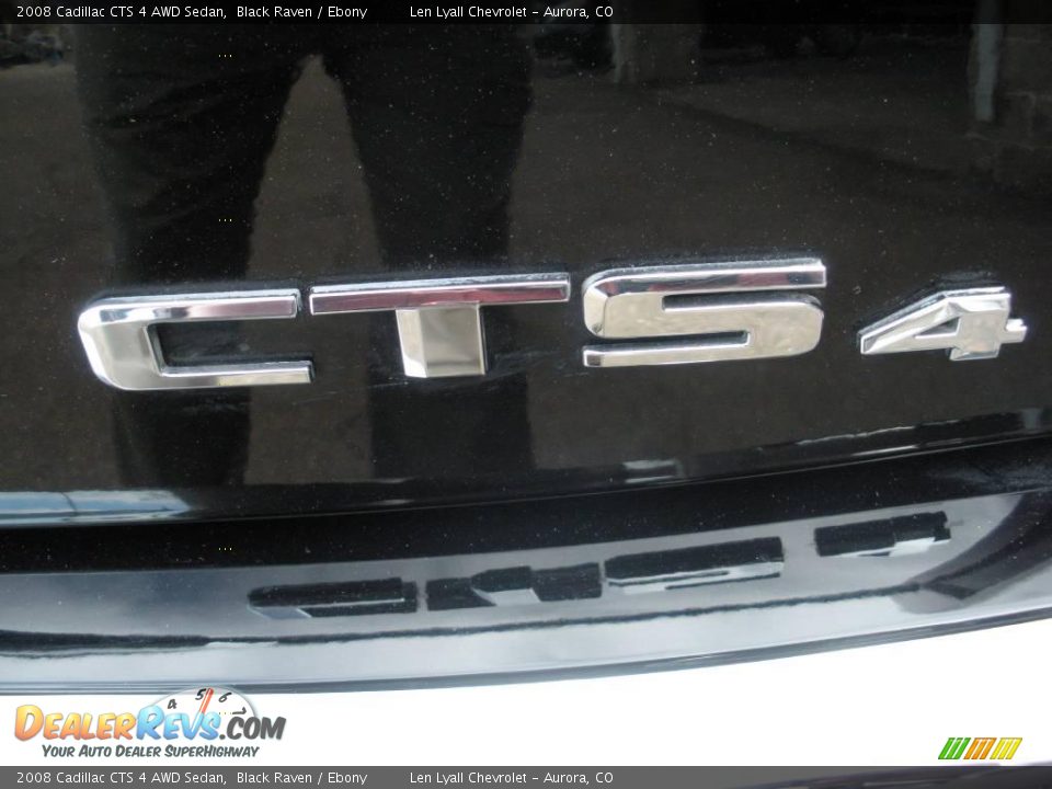 2008 Cadillac CTS 4 AWD Sedan Black Raven / Ebony Photo #17