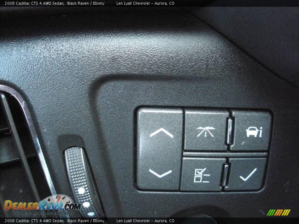 2008 Cadillac CTS 4 AWD Sedan Black Raven / Ebony Photo #21