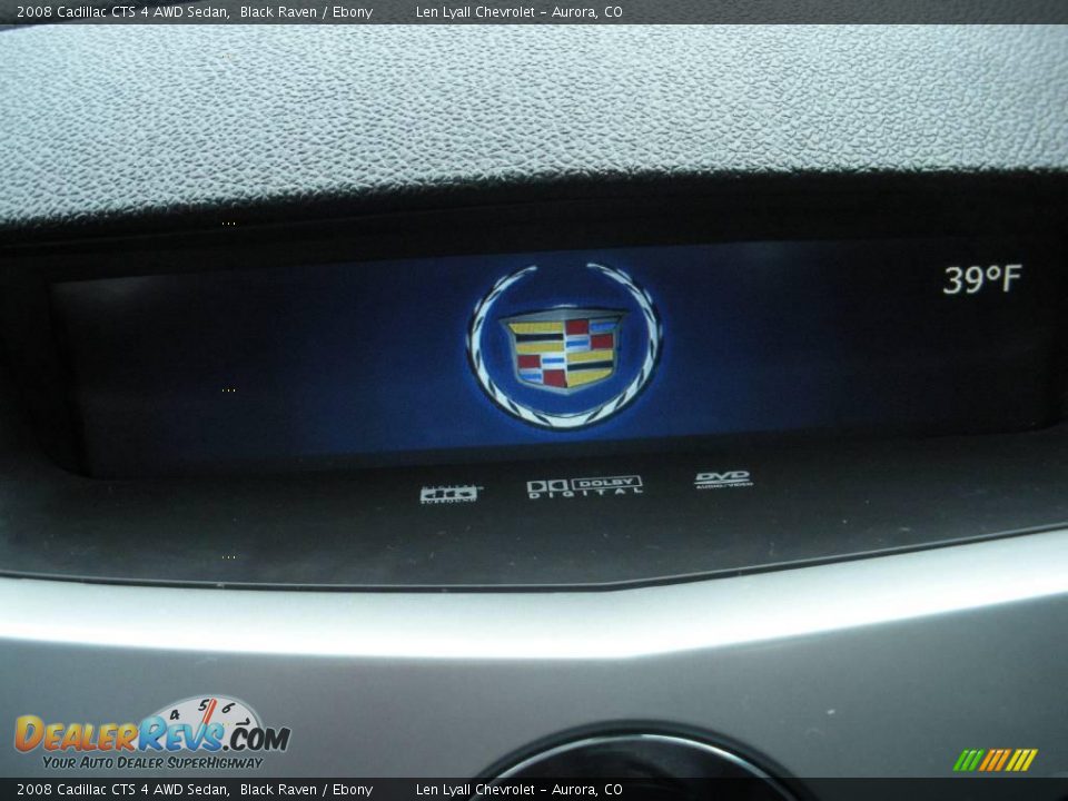 2008 Cadillac CTS 4 AWD Sedan Black Raven / Ebony Photo #22